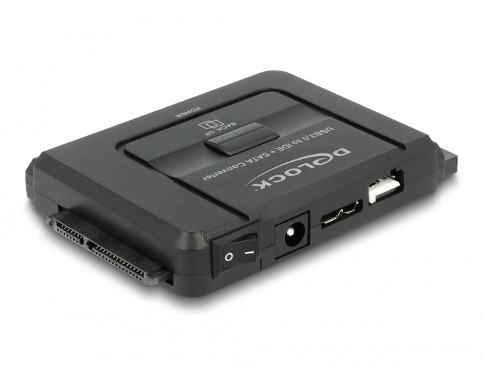 Delock Konverter USB 5 Gbps zu SATA 6 Gb/s / IDE 40 Pin / IDE 44 Pin mit Backup Funktion