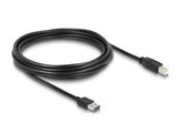 Delock Kabel EASY-USB 2.0 Typ-A Stecker > USB 2.0 Typ-B Stecker 5 m schwarz