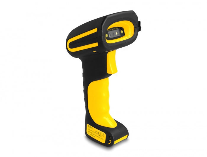 Delock Industrie Barcode Scanner 1D und 2D für 433 MHz oder Bluetooth mit induktiver Ladestation