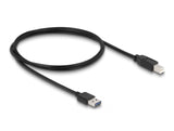Delock Kabel EASY-USB 2.0 Typ-A Stecker > USB 2.0 Typ-B Stecker 1 m schwarz