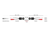 Delock Stereo Audio Extender RJ45 Buchse zu 2 x Cinch Stecker Cat.5 bis 50 m Set 2 Stück
