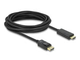 Delock Kabel DisplayPort 1.1 Stecker > High Speed HDMI-A Stecker Passiv 5 m schwarz