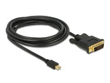 Delock Kabel mini DisplayPort 1.1 Stecker > DVI 24+1 Stecker 3 m