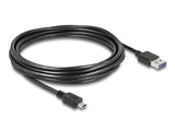 Delock Kabel EASY-USB 2.0 Typ-A Stecker > USB 2.0 Typ Mini-B Stecker 5 m schwarz