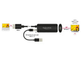 Delock Adapter HDMI-A Stecker zu USB Type-C™ Buchse (DP Alt Mode) 4K 60 Hz