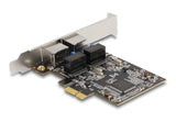 Delock PCI Express x1 Netzwerkkarte Gigabit LAN 2 x RJ45 RTL8111