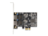 Delock PCI Express x1 Netzwerkkarte Gigabit LAN 2 x RJ45 RTL8111