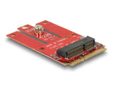 Delock Adapter Mini PCIe > M.2 Key E Slot
