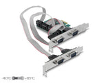 Delock PCI Express x1 Karte zu 4 x Seriell RS-232