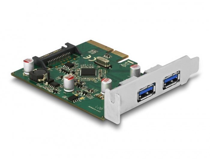 Delock PCI Express x4 Karte zu 2 x extern USB 3.2 Gen 2 Typ-A Buchse