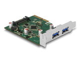 Delock PCI Express x4 Karte zu 2 x extern USB 3.2 Gen 2 Typ-A Buchse
