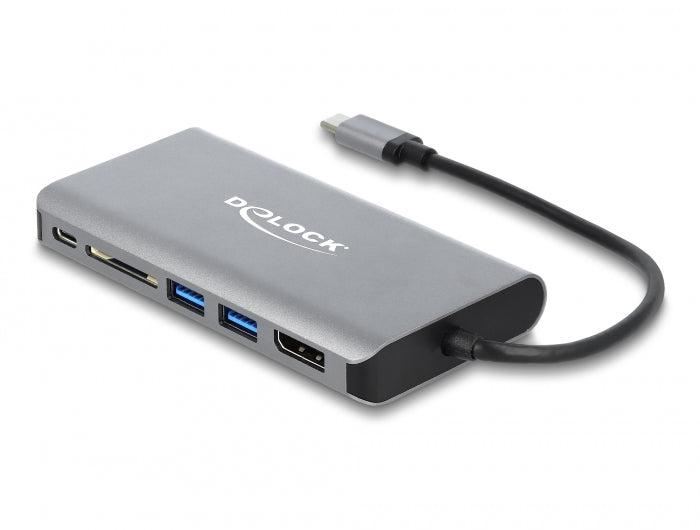 Delock USB Type-C™ Dockingstation 4K - HDMI / DP / USB / SD / LAN / PD 3.0