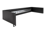Delock 19″ Hutschienenpanel 2 HE schwarz