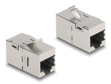 Delock Keystone Modul RJ45 Buchse zu RJ45 Buchse Cat.6A