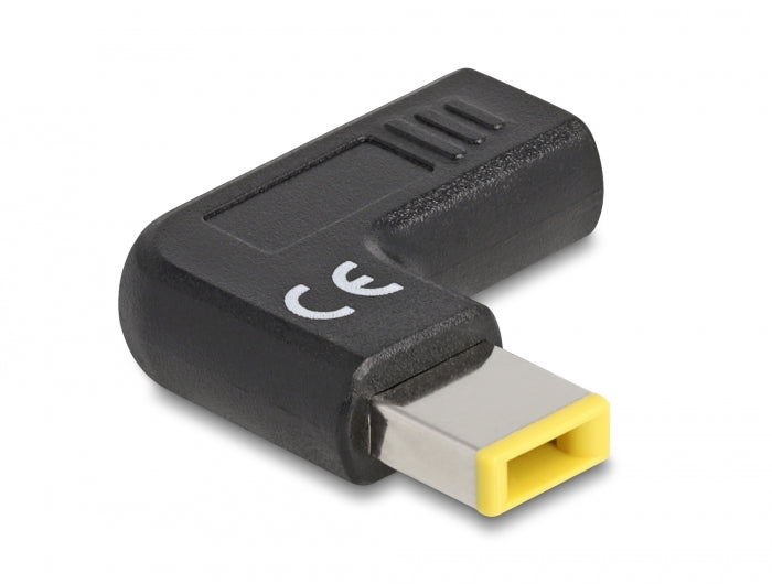 Delock Adapter für Notebook Ladekabel USB Type-C™ Buchse zu Lenovo 11,0 x 4,5 mm Stecker 90° gewinkelt