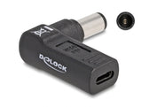Delock Adapter für Notebook Ladekabel USB Type-C™ Buchse zu HP 7,4 x 5,0 mm Stecker 90° gewinkelt