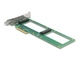 Delock PCI Express 4.0 x8 Karte zu 2 x intern U.2 NVMe SFF-8639 - Bifurcation