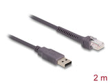 Delock RJ50 zu USB 2.0 Typ-A Barcodescanner Kabel 2 m