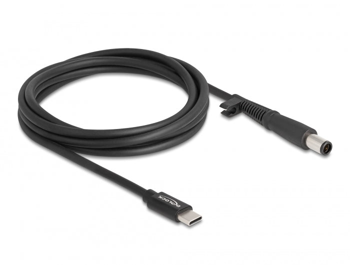 Delock Notebook Ladekabel USB Type-C™ Stecker zu HP 7,4 x 5,0 mm Stecker