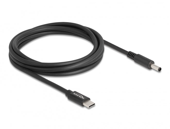 Delock Notebook Ladekabel USB Type-C™ Stecker zu Dell 4,5 x 3,0 mm Stecker