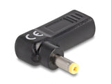 Delock Adapter für Notebook Ladekabel USB Type-C™ Buchse zu HP 4,8 x 1,7 mm Stecker 90° gewinkelt