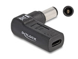 Delock Adapter für Notebook Ladekabel USB Type-C™ Buchse zu Dell 7,4 x 5,0 mm Stecker 90° gewinkelt