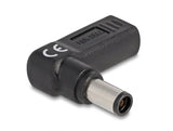 Delock Adapter für Notebook Ladekabel USB Type-C™ Buchse zu Dell 7,4 x 5,0 mm Stecker 90° gewinkelt