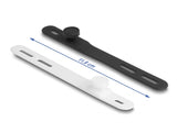 Delock Softbinder flexibel wiederverwendbar Set 10 Stück schwarz / weiß