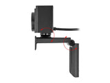 Delock USB UHD Webcam mit Mikrofon 4K 30 Hz 110° Blickwinkel und Stativ