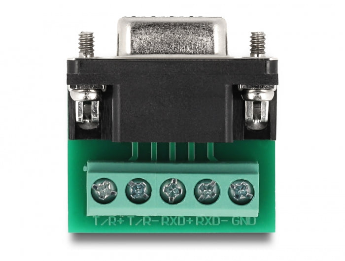 Delock Adapter USB Typ-A zu Seriell RS-422/485 DB9 mit Überspannungsschutz 600 W und erweiterter Temperaturbereich