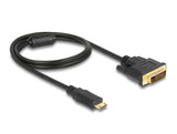 Delock HDMI Kabel Mini-C Stecker > DVI 24+1 Stecker 1 m