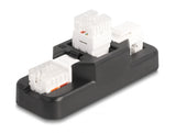 Delock Keystone LSA Set mit Auflegehalterung RJ45 / RJ11 Cat.6 schwarz