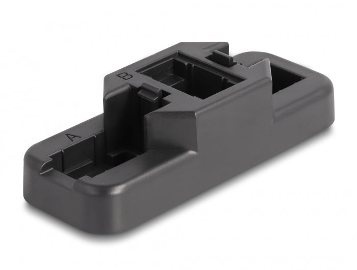 Delock Keystone LSA Set mit Auflegehalterung RJ45 / RJ11 Cat.6 schwarz