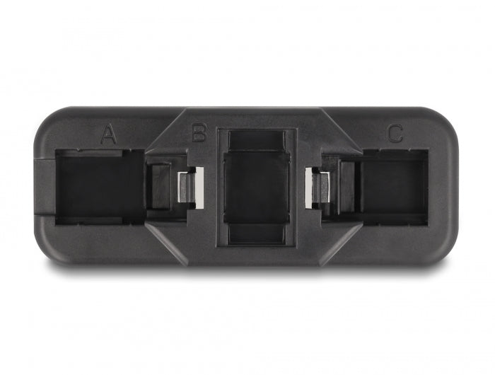 Delock Keystone LSA Set mit Auflegehalterung RJ45 / RJ11 Cat.6 schwarz