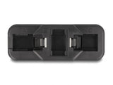 Delock Keystone LSA Set mit Auflegehalterung RJ45 / RJ11 Cat.6 schwarz