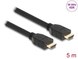 Delock High Speed HDMI Kabel 48 Gbps 8K 60 Hz schwarz 5 m