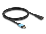 Delock High Speed HDMI Verlängerungskabel 48 Gbps 8K 60 Hz 1 m