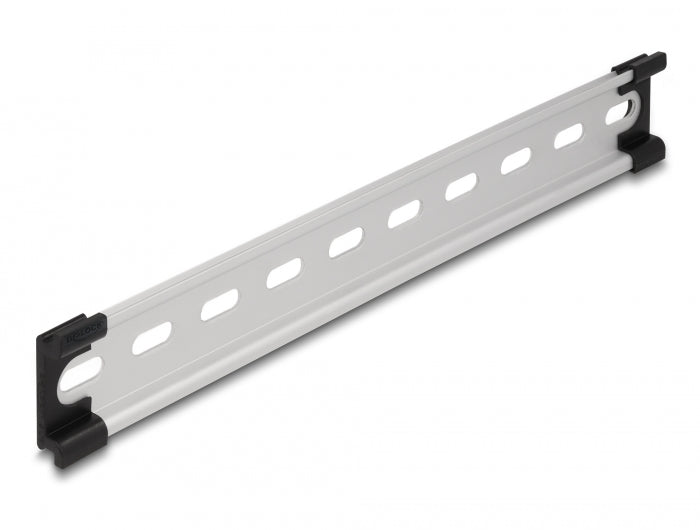 Delock Hutschiene 35 x 7,5 mm (25 cm) Aluminium