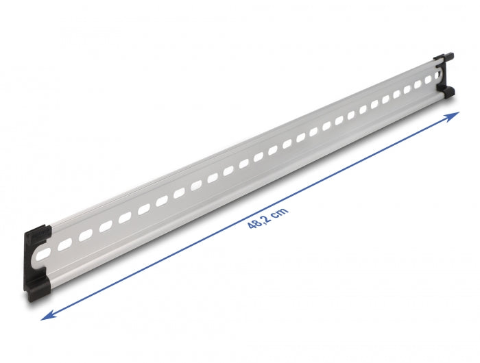Delock Hutschiene 35 x 7,5 mm (19") Aluminium
