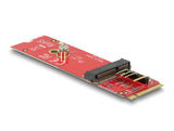 Delock Konverter M.2 Key M Stecker > M.2 Key E Slot für USB und PCIe Module