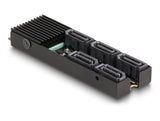 Delock Konverter M.2 2280 Key B+M Stecker zu 5 x SATA mit Kühlkörper