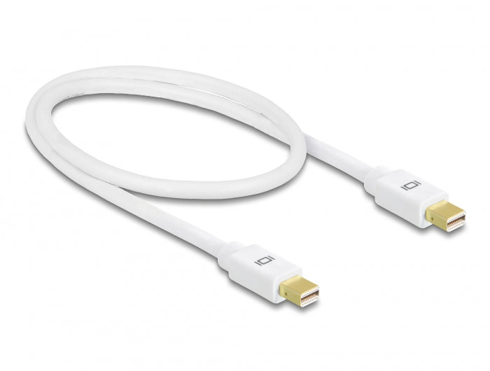 Delock Kabel Mini DisplayPort 1.2 Stecker > Mini DisplayPort Stecker 4K 60 Hz 0,5 m