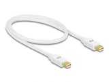 Delock Kabel Mini DisplayPort 1.2 Stecker > Mini DisplayPort Stecker 4K 60 Hz 0,5 m