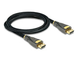 Delock Kabel DisplayPort 1.2 Stecker > DisplayPort Stecker 4K 60 Hz 1 m Premium