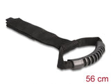 Delock Tragegurt mit Klettverschluss L 560 x B 50 mm schwarz 2 Stück