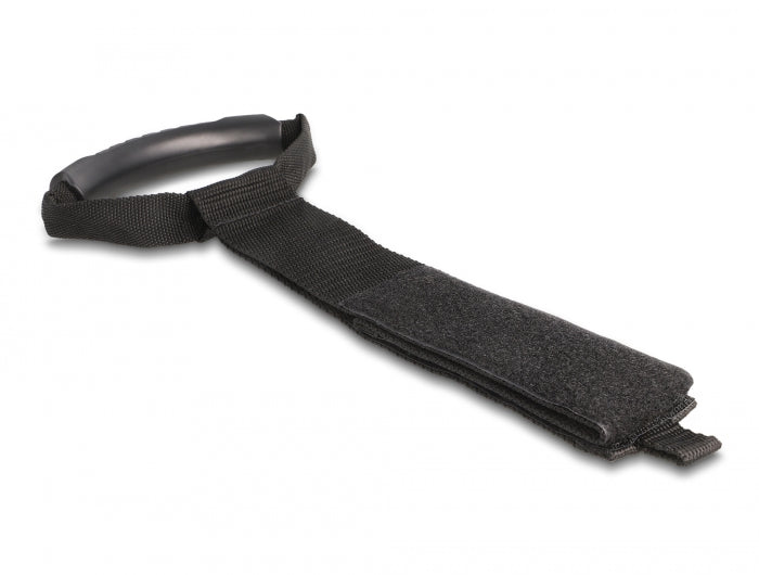 Delock Tragegurt mit Klettverschluss L 560 x B 50 mm schwarz 2 Stück