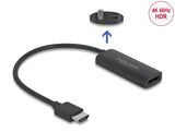 Delock Adapter HDMI-A Stecker zu DisplayPort Buchse 4K 60 Hz