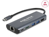 Delock USB Type-C™ 3.1 Dockingstation HDMI 4K 30 Hz, Gigabit LAN und USB PD Funktion