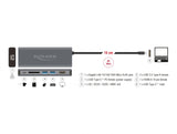 Delock USB Type-C™ 3.1 Dockingstation HDMI 4K 30 Hz, Gigabit LAN und USB PD Funktion