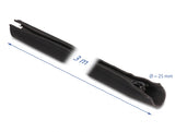 Delock Kabelschlauch Neopren flexibel mit Reißverschluss 3 m x 100 mm schwarz